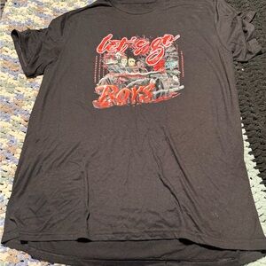 Let's Go Boys Graphic Tee - Black